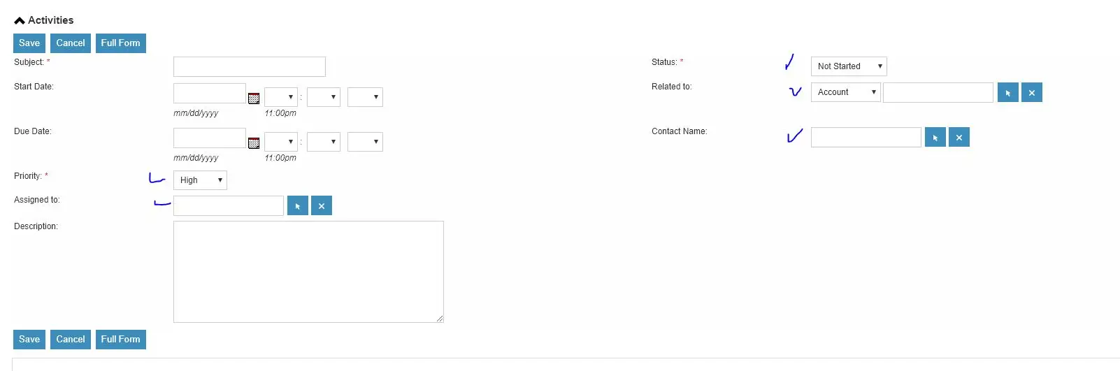 SuiteCRM screenshot: Creating Tasks — step 2