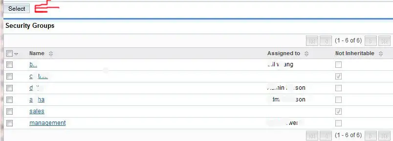 SuiteCRM screenshot: Working with Groups — step 10