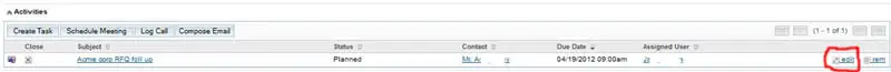 SuiteCRM screenshot: Scheduling a Meeting or Call — step 3