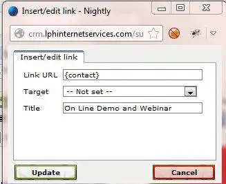 Create Advanced Email mouse over 